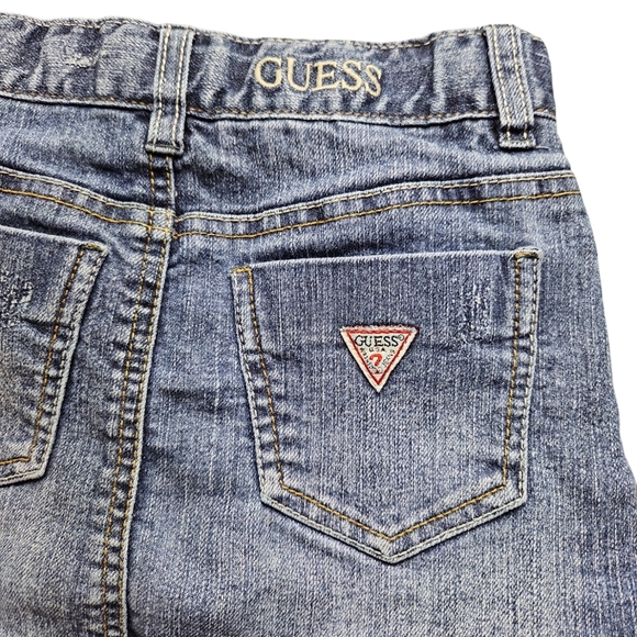 Guess Girls Blue Jean Skirt Size 6X - Picture 4 of 4